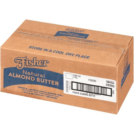 FISHER Fisher Natural Almond Butter 80 oz. Tub, PK2 P28205